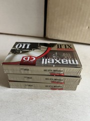 MAXELL XLII 110 High Fidelity Blank Audio Cassette Tapes Lot of 3 NEW SEALED