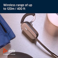 Plantronics – CS540 Wireless DECT Headset (Poly) – Single Ear (Mono) Convertible