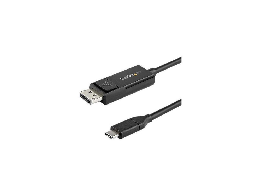 StarTech.com 6.6 ft. (2 m) USB C to DisplayPort 1.2 Cable – Bidirectional – 4K