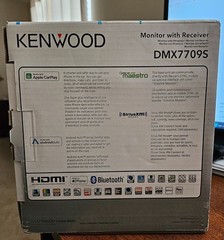 Kenwood DMX7709S 6.8″ Monitor with Receiver and Capacitive Touch Panel – Black