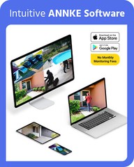 ANNKE 8MP POE NVR IP Network Video Recorder H.265+ for Smart Security System