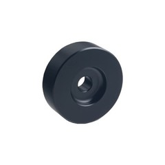 45 RPM Record Adapter Solid Aluminum 7 Inch Records Vinyl Dome Black