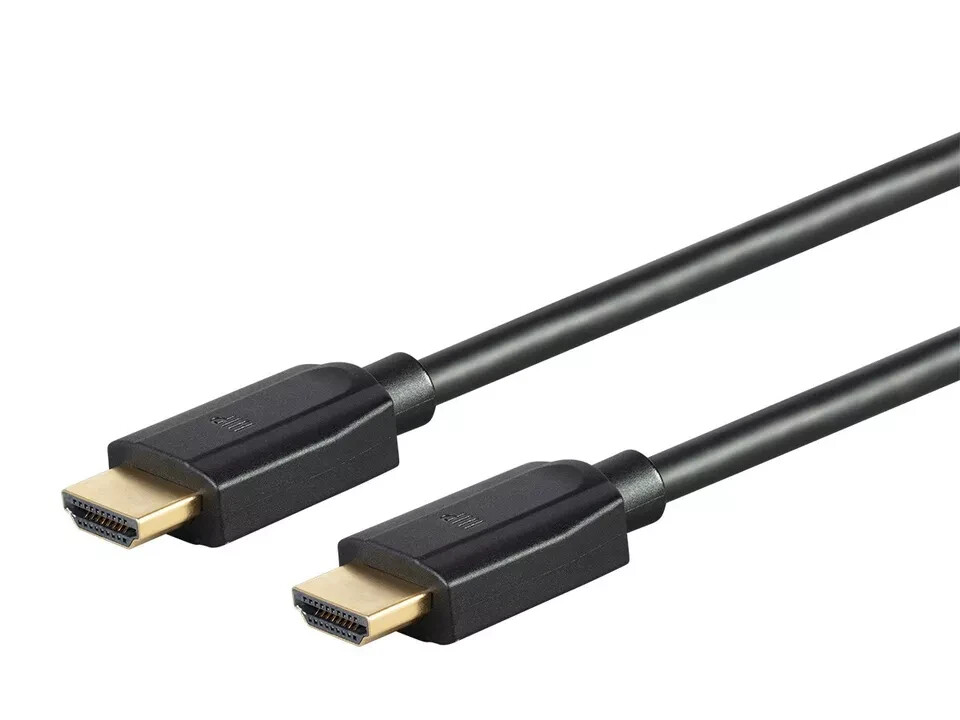 Monoprice Dynamic View Ultra 8K High Speed HDMI Cable – 6 Feet Black, 48Gbps