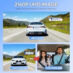 4K Dash Cam for Hyundai IONIQ 5 2025 (7-Vent) & 2024 IONIQ 5 N, 2160P 128GB Card