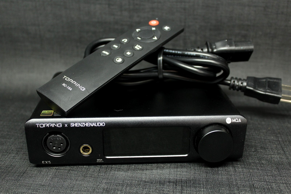 Topping X EX5 Shenzhenaudio MQA Dual DAC Bluetooth 5.0 Hi res HiFi Headphone amp