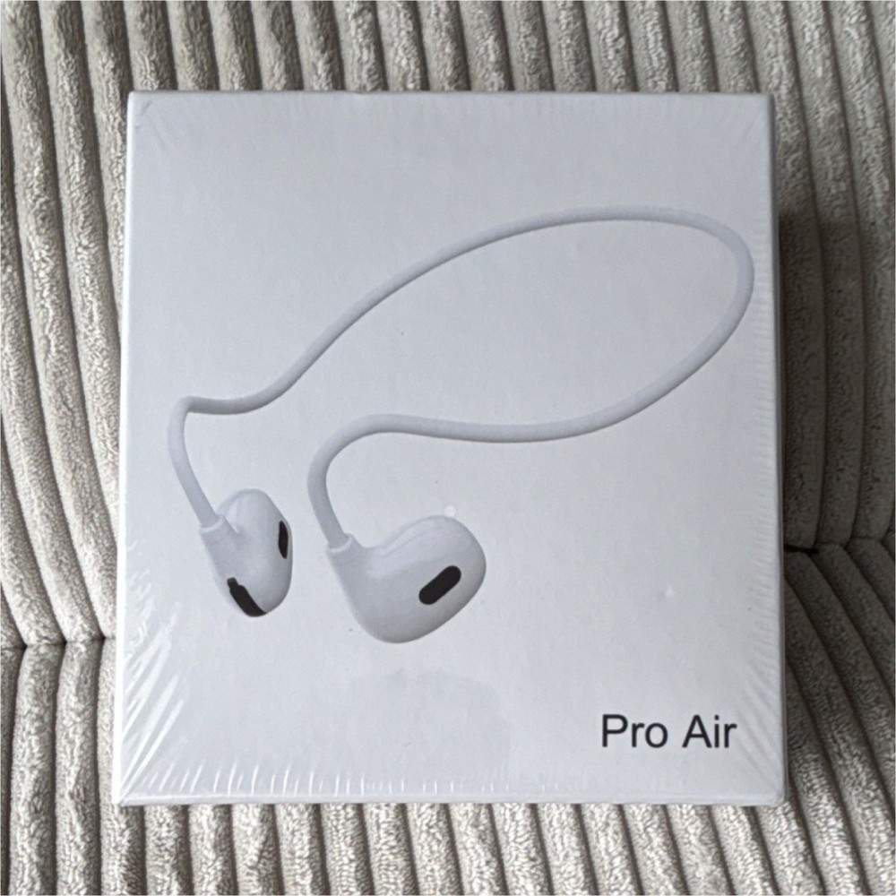 Pro Air Wireless Bluetooth/Wireless Neckband Earbuds In Ear Double White