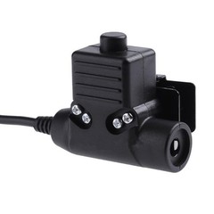 Metal+ABS U94 PTT Cable Plug Adapter For Vertex Standard VX-231 VX131 VX230/261