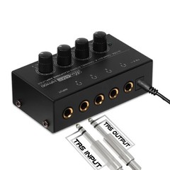 HA400 Ultra-Compact Stereo Headphone Amplifier 4-Way Headphone Amplifier