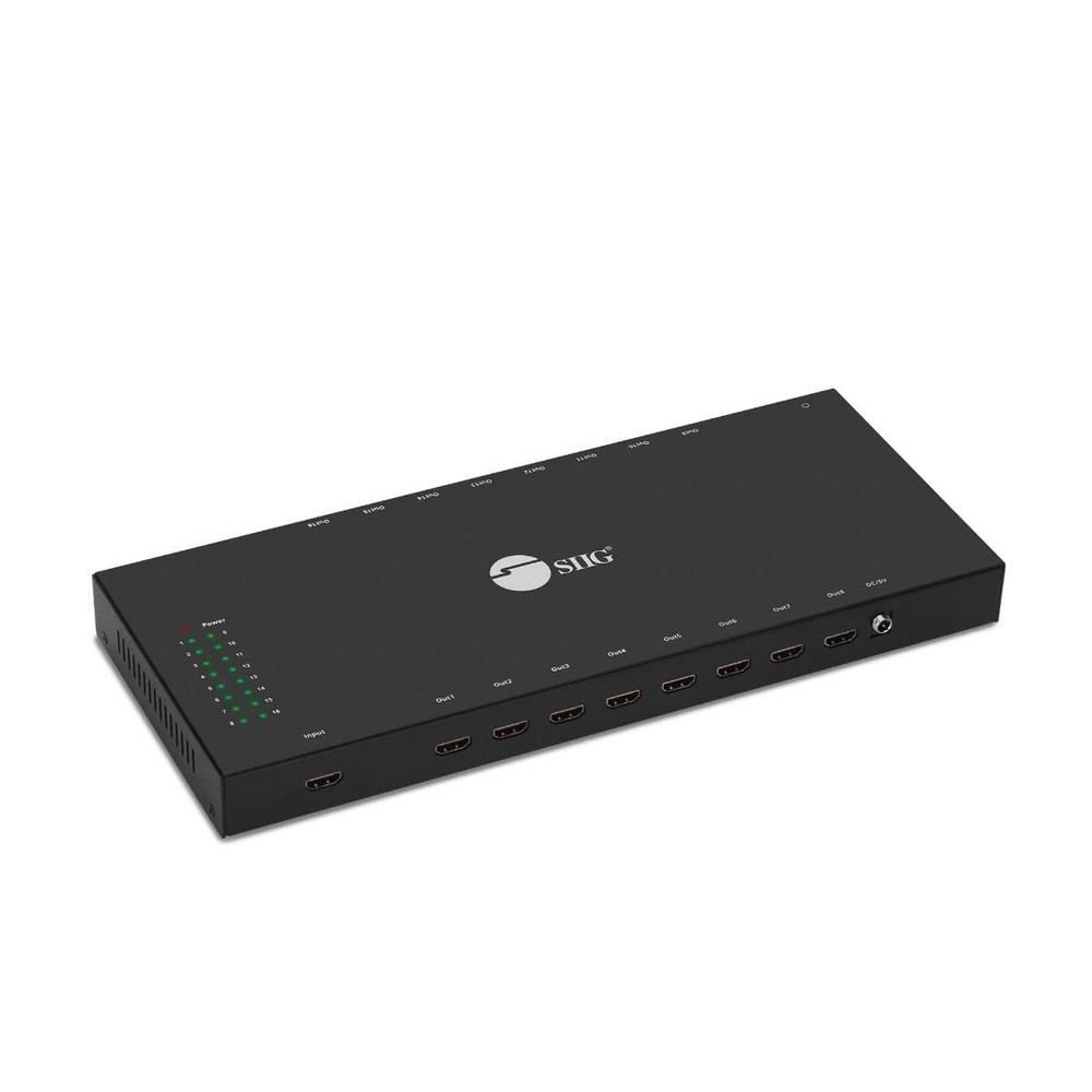 1×16 HDMI Splitter – 4K x 2K @30Hz & 1080p, HDMI 1.4 Deep Color, 3D, Plug & P…