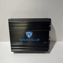 Rockville RVA600.1 Stereo Amplifier 1200W Peak 4 Ohms Mono Block Speaker Sub
