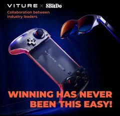 VITURE x 8BitDo Ultimate Mobile Gaming Controller USB-C Android XR Glasses Hall
