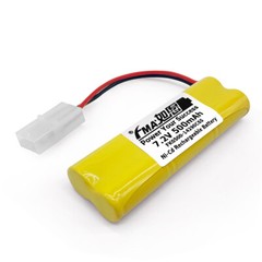 Ni-Cd Ni-MH 7.2V Battery 0.5-0.7Ah for Accu Alarm Control Panel GETRONIC GT2200