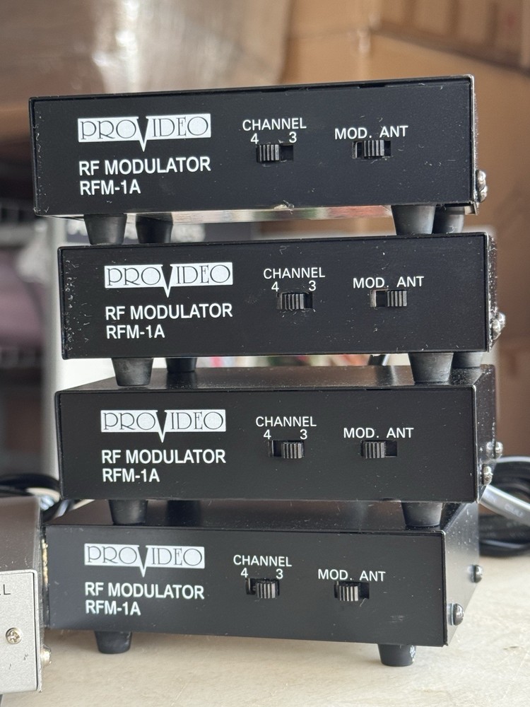 RF MODULATOR RFMODR0-24 A/V VIDEO TV CONVERTER DIRECTV DISH NETWORK CABLE TV