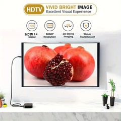 HDMI CABLE CERTIFIED ULTRA HIGH SPEED 2.0 4K 1080P for HDTV PC LAPTOP GAMING