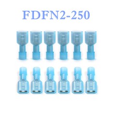 500X Insulated Female Male Spade Terminal Crimp Quick Disconnect Wire Connectors