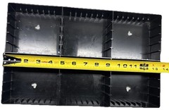 30 Cassette Rack Wall Mountable Storage Holder Shelf BLACK—SHIPS IN 24 HOURS—