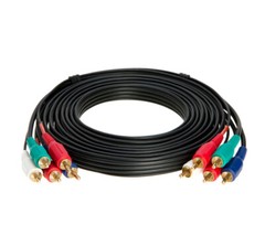 5 RCA Male to 5 RCA Male Audio Video Component Cable A/V TV DVD Multi-Pack – LOT