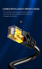 2Pack Cat 8 Ethernet RJ45 Cable Super Speed 40Gbps Patch LAN Network Gold Plated