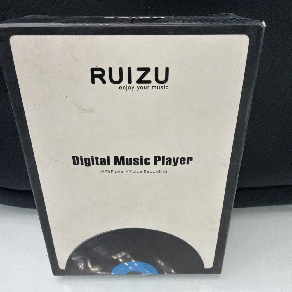 RUIZU X02 MP3 Player w/ Bluetooth 5.3 FM Radio Voice Recorder Up to 128GB Black