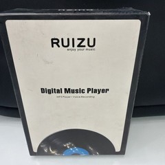 RUIZU X02 MP3 Player w/ Bluetooth 5.3 FM Radio Voice Recorder Up to 128GB Black