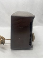 Vintage Brown “Retro Jetson’s” 1959 Motorola Model A1N-32 AM Radio-MCM Decor