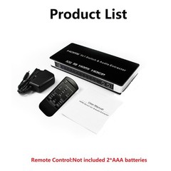 HDMI-Compatible Switch Switcher 5×1 5 in 1 out Audio Extractor 4K For PS4 PS5 x