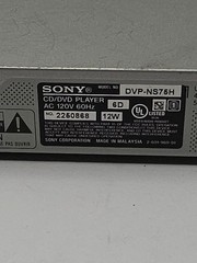 Sony DVP-NS75H Silver CD DVD Player HDMI 720p 1080i Upscale No Remote