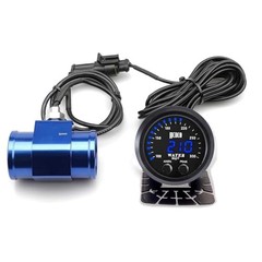 Universal 52mm Water Temperature Gauge with Alarm and Joint Pipe: None Green