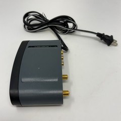 Radio Shack RF Modulator 15-2526 Gray Front And Rear Ports S-video Audio Video