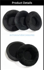 Replacement Velour EarPads For Universal Ear Pads 45-110mm Headphone Cover
