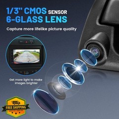 EWAY F150 Tailgate Backup Camera Black Chrome