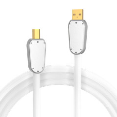High-End Pure SILVER USB A to B Audio Cables USB 2.0 Interconnect Cable