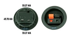 1 PAIR 2 TOTAL CUSTOM 6-1/2″ SQUARE SPEAKER BOX 6.5 INCHES – SHIPS FREE TODAY!