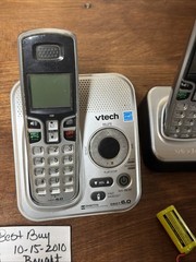AT&T EL52300 3 Handset Answering System – DECT 6.0, Speakerphone – 2 Phones