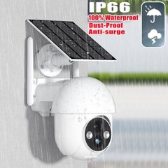 Solar Camera 4MP Wireless Outdoor Solar Battery Security Camera WiFi Smart Home