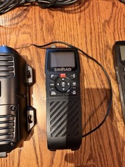 Simrad RS90 Black Marine Radio System w/ 4 Handsets 3 wired 1 wireless