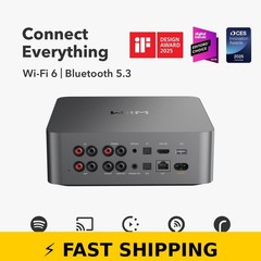 WiiM Ultra Music Streamer – 3.5″ Touchscreen – Space Gray