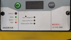 12-110-1800 COOPER BUSSMANN 2017 Power Inverter 1800 Watt 20Amp 12VDC to 120V AC