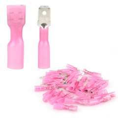 220x Waterproof Heat Shrink Spade Wire Connectors Electrical Crimp Terminals Kit
