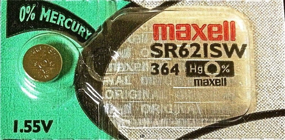 364 MAXELL WATCH BATTERIES SR621SW SR621 SW364 New packaging Authorized Seller