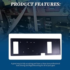 1Pcs Amplifier Rack/Plate/Board For 2019-2024 GM Truck Silverado Sierra 1/2 PVC
