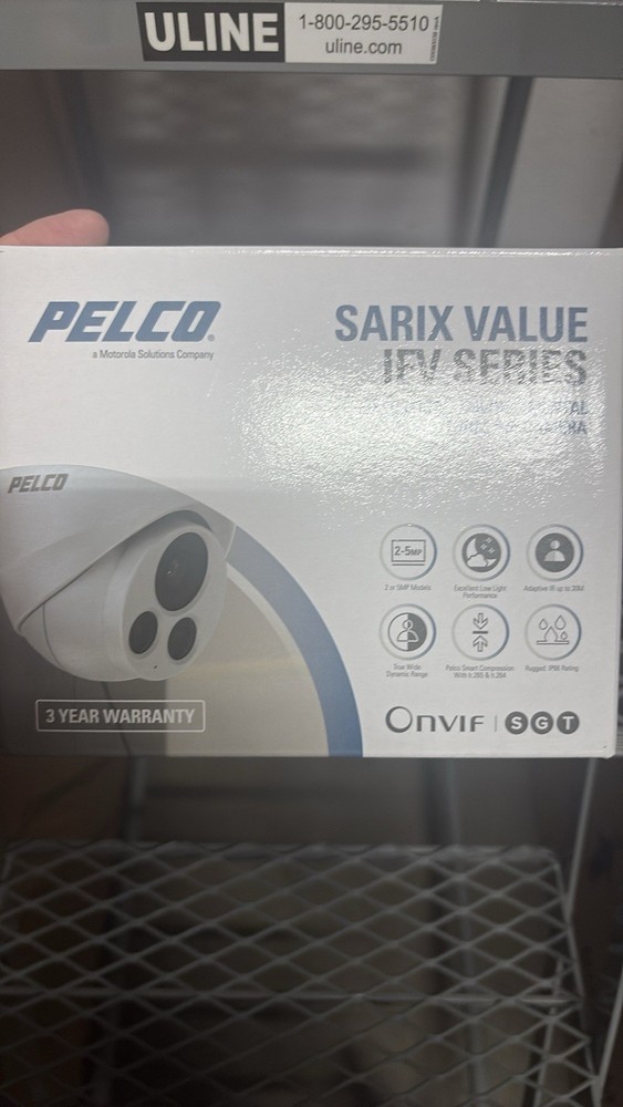Pelco Sarix Value IFV Series Turret IP/Network Wired Outdoor White Camera