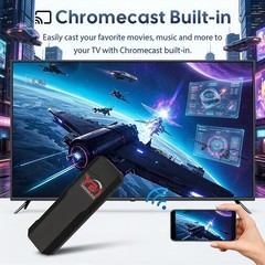 Smart TV Stick M98-Y2 Android 14 2.4G 5G Wifi6 BT5.0 Quad Core Home Media