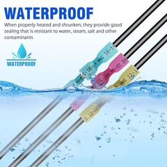 Waterproof Heat Shrink Spade Wire Connectors Electrical Crimp Terminals Kit