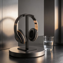 Desktop Over-Ear Gaming Headset Stand 1 Pc Headphone Display Hanger