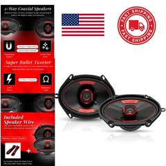 Durable 5×7 6×8 Inch Speakers with Metal Plastic Construction for Longevity