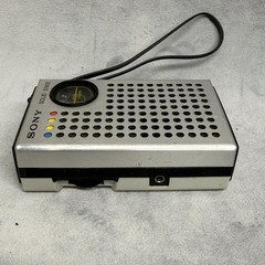 Vintage Sony TR-4100 Solid State AM 6 Transistor Pocket Radio Silver Hong Kong