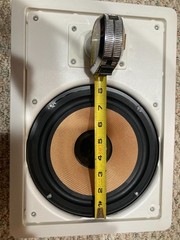 8″ In-Wall or Ceiling Home Speakers w Kevlar Woofer + Dome Tweeter (New)