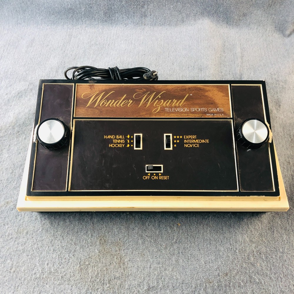 Vintage Wonder Wizard Television Sports Games Video Game Console For Repair