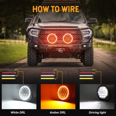 Auxbeam 360-PRO Series 9 Inch Round Off Road Lights 600W LED Driving Lights Pods